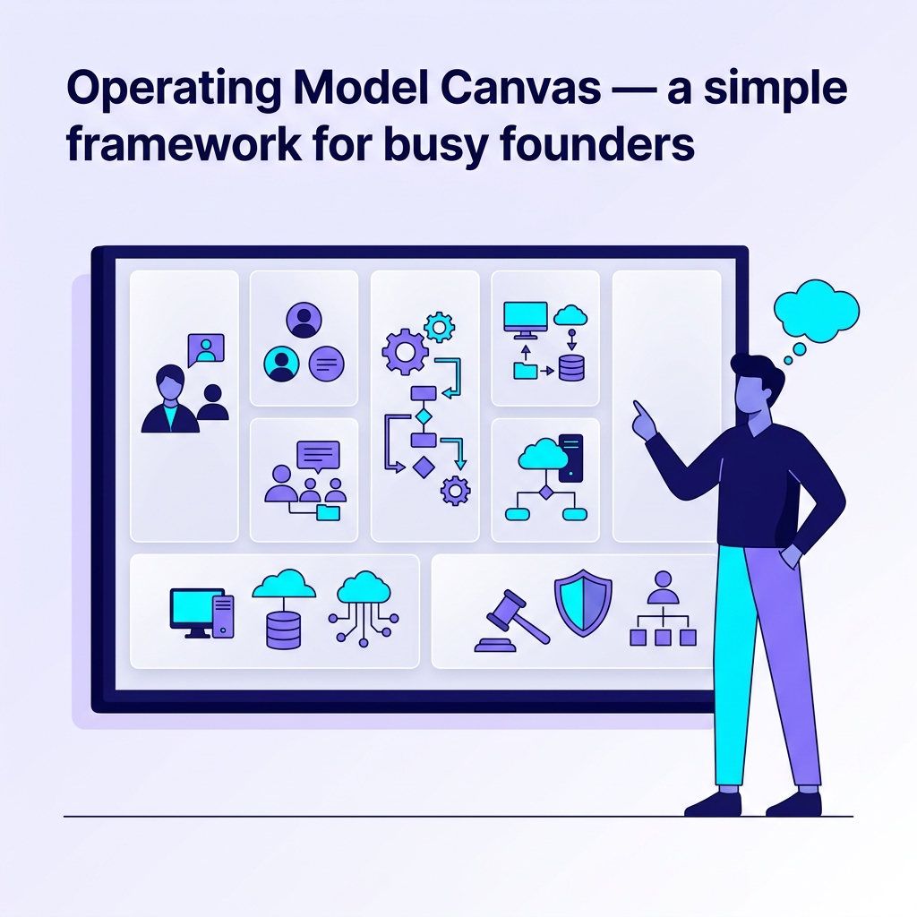 Operating Model Canvas — framework đơn giản cho founder bận rộn